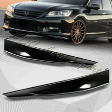 For 2013-2015 Honda Accord 4DR HFP-Style Painted Black Front Bumper Splitter Lip