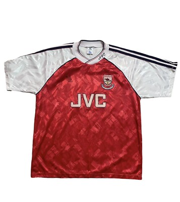 Vintage Arsenal Rare Jersey Home Football Shirt 1990 - 1992 Adidas