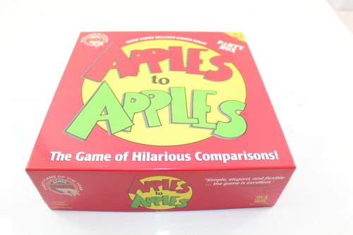 Apples to Apples Board Game The Game of Hilarious Comparisons 4-10 Players 12+