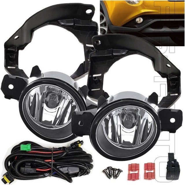 Fit 20152017 Nissan Juke Clear Lens Fog Light Kit Wire Harness Switch
