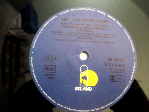STOMU YAMASHTA / GO Live From Paris '76 2LP GERMAN IMP ISLAND 26125 EX Jazz Rock - Picture 15 of 19