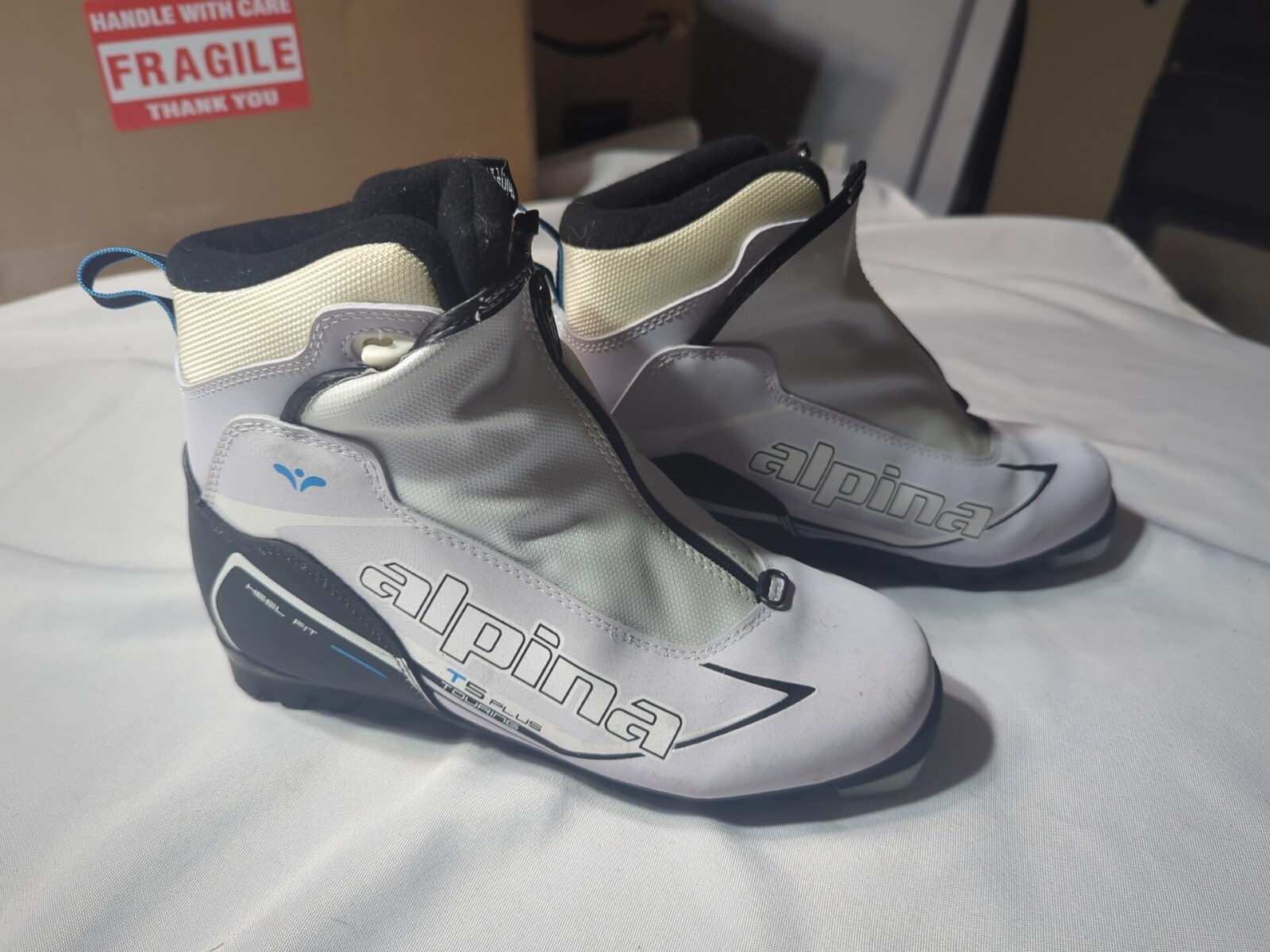 Alpina T5 Plus Touring Nordic Cross Country Ski Boots Size EU 38 US 7.5