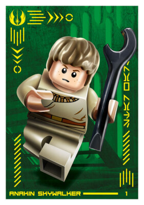 LEGO Star Wars Serie 4 Trading Card Nr. 1 - Anakin Skywalker