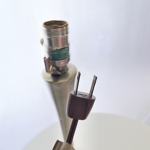 Laurel Tulip Table Lamp Base (NO SHADE) Mid Century Modern Design Classic Silver - Picture 11 of 11