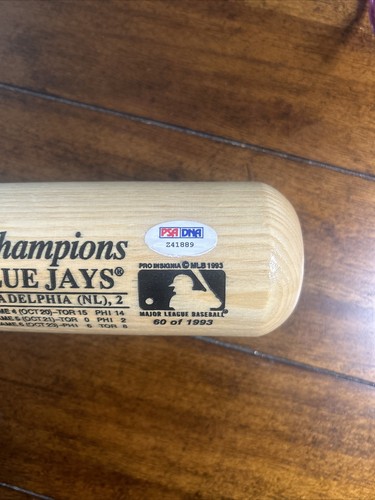 HOF Jack Morris Minnesota Twins Autographed Bat PSA - Picture 4 of 5