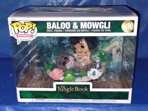 Disney The Jungle Book Baloo & Mowgli Funko Pop Vinyl Figure Moment #1490
