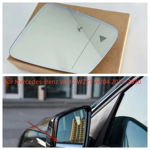 Heating Mirror Auto Side Mirror Glass For Mercedes-Benz W212 W221 W204 2013-2020