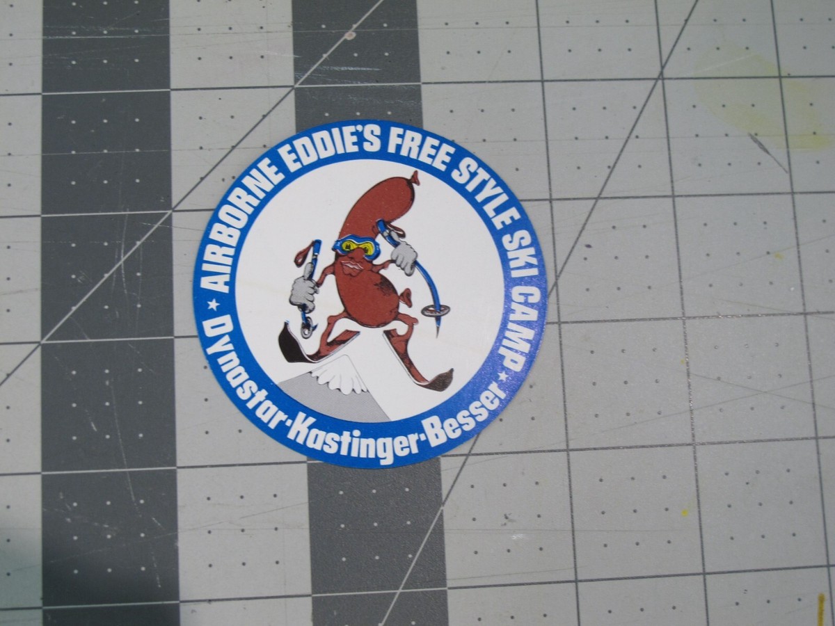vtg 1970s 1980s Ski Skiing sticker - areas Sugarloaf Whistler