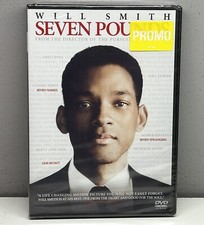 New Sealed Seven Pounds DVD 2008 Widescreen Will Smith Movie Promo Ships Fast 