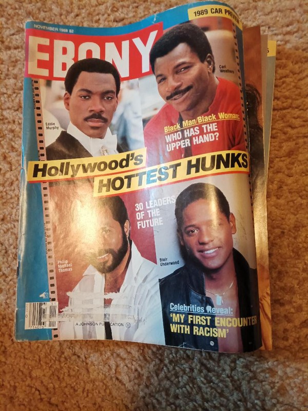 EBONY MAGAZINE-(Vintage November 1988)-Hollywoods Hottest Hunks