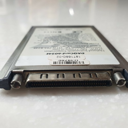 " Teste NI DAQCard-6024E NI DAQ Card PCMCIA,200kS/s , Analog Input Multifunction - Picture 4 of 6