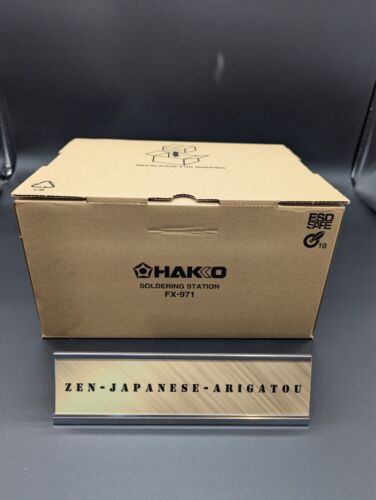 HAKKO FX-971 Soldering Iron 2-pole grounding plug 558-4767 FX971-81 1S Japan - Picture 2 of 3