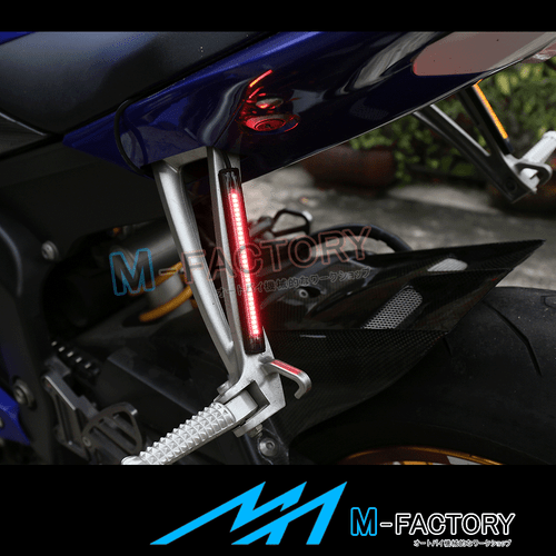 22cm Rear Fairing Brake + Indicator Led Strip Lights For FZ6N YZF R1 R6 R6S R125 - Picture 6 of 6