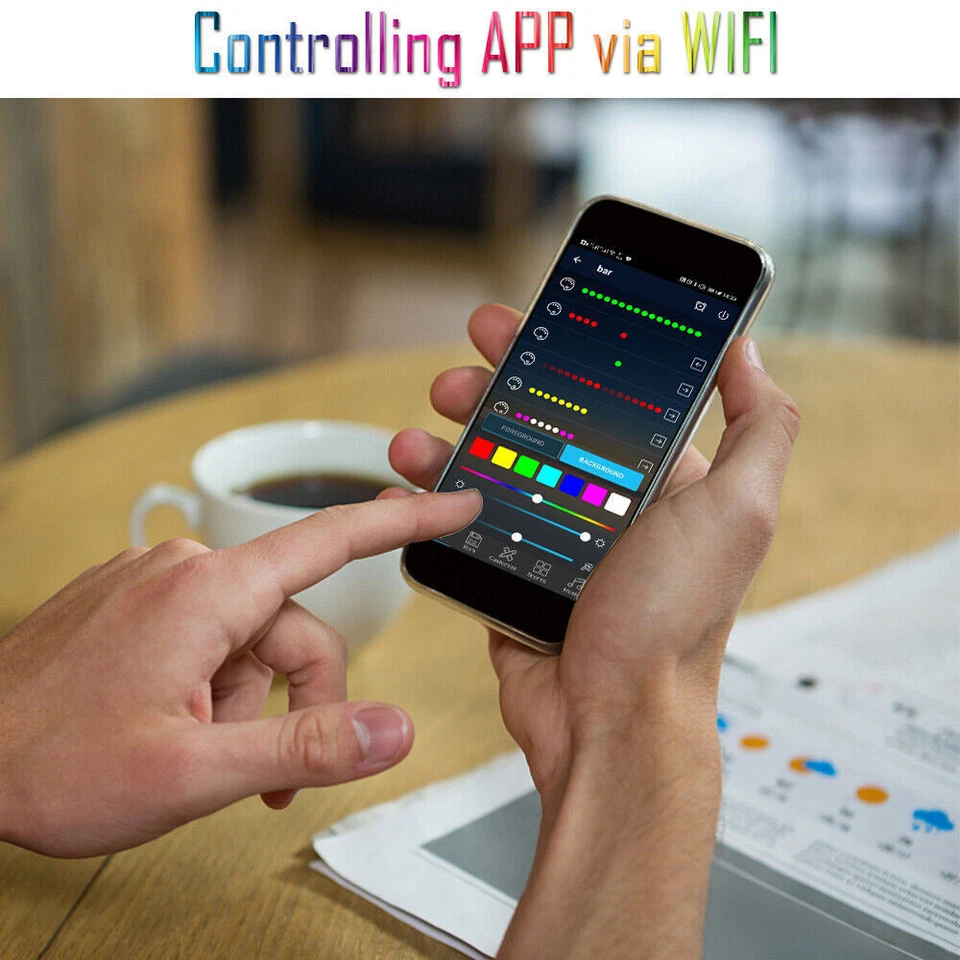 WIFI Controller RGB APP Steuerung für LED Streifen WS2811 IOS Android Echo Alexa - Bild 4 von 4