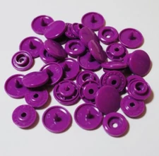 Reduced!! BULK SALE! 1000 Size 20 Violet B41 KAM Snaps Bibs Free Shipping