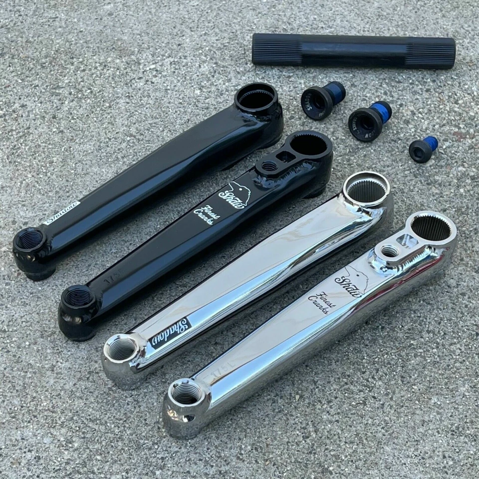 TSC SHADOW CONSPIRACY FINEST CRANKS BMX BIKE CRANK FIT KINK CULT FIEND ODYSSEY - Imagem 2 de 4