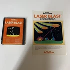 Atari 2600 Laser Blast - Activision - Loose Game with Manual