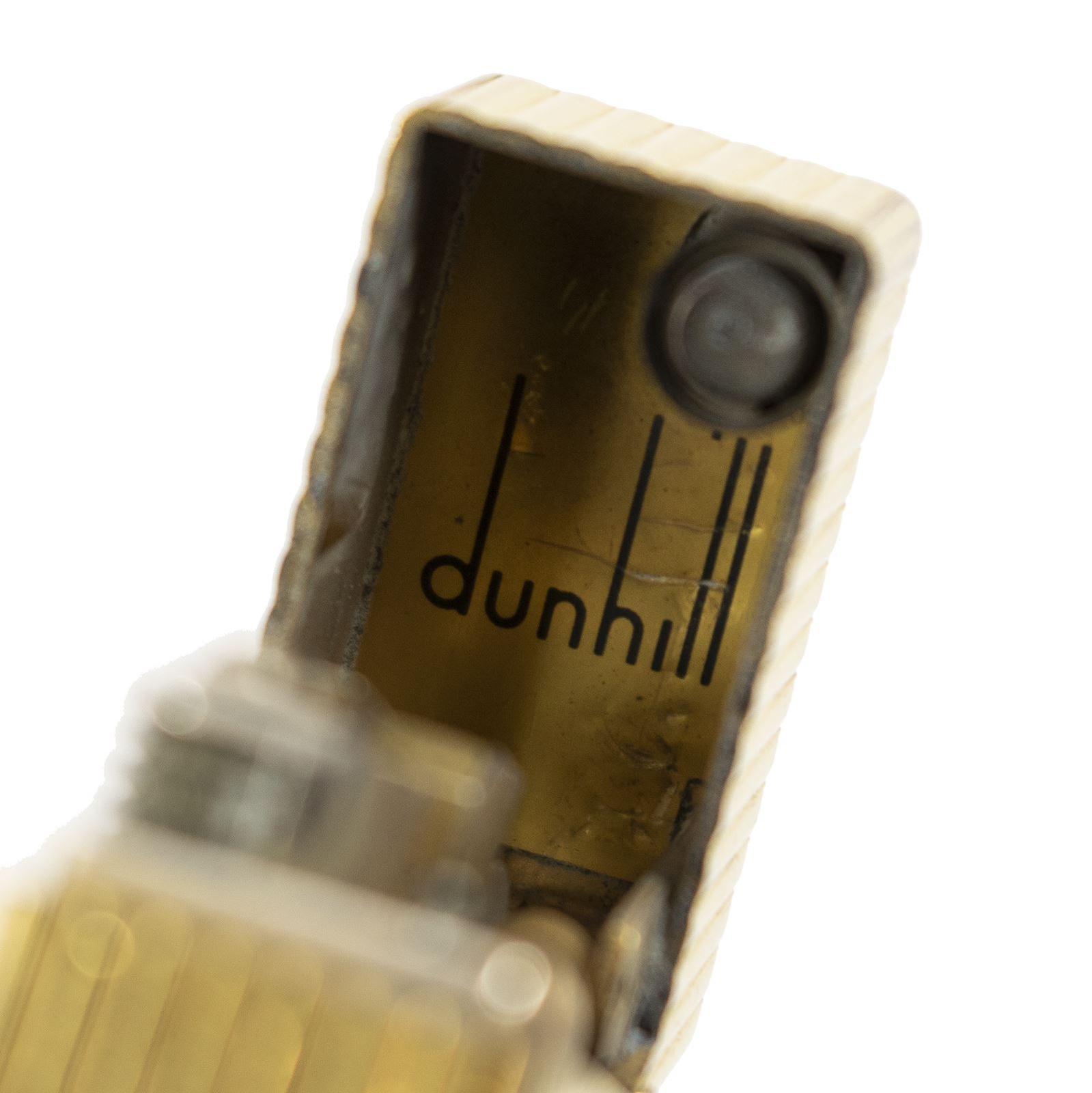 Dunhill London Gold Plated Made In Switzerland Gas Lighter