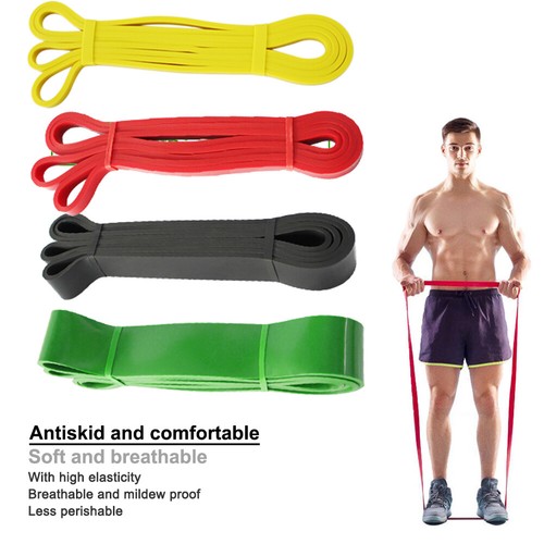 Bandas de resistencia de alta resistencia gimnasio ejercicio pull up ayuda fitness entrenamiento - Imagen 3 de 13