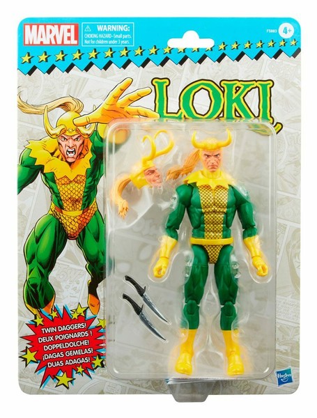 Hasbro Marvel Legends Loki Figur Ca. 15 Cm Retro Collection Neu & Ovp !!!-image