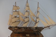 84 CM + 60CM SCALED MODEL OF THE 3 MAST SPANISH FRAGATA SIGLO XV111 SAILING SHIP