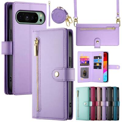 Für Google Pixel 10A 10 Pro XL 9A 9 8A 8 Hülle mit Band Handykette Wallet Case