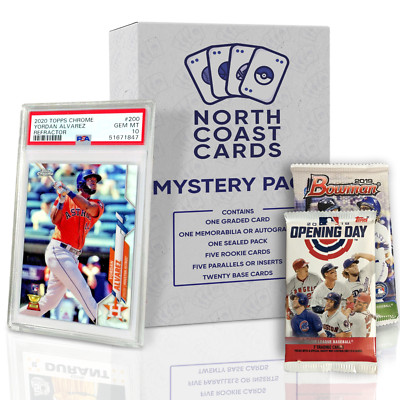 MLB MYSTERY PACK- Cards, Packs, Autos & Graded Card in every pack! New for 2024!