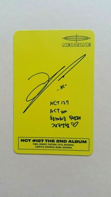 NCT # 127 Neo Zone Official Photocard Photo card N ver. C Ver