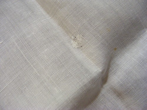 "ROPA DE MESA CUADRADA VICTORIANA BLANCA SOBRE BLANCA BORDADA 45""X 45"" - Imagen 7 de 8