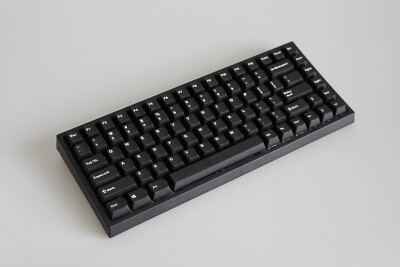 Custom 75% Wired Mechanical Keyboard--Sleek, All Black!! **NEW**