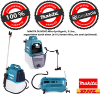 Makita DUS054Z Akku RüCkensprüHgeräT 5L Solo 18V Li-Ion Lxt Schutzklasse IP54⭐⭐⭐