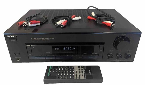 Sony STR-D315 Audio/Video Receiver w/ Remote / Cables Bundle~Tested & Working