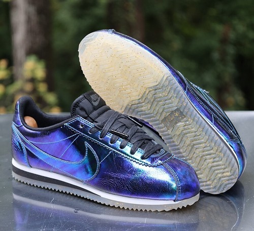 Nike Classic Cortez Leather SE Iridescent Soar Women’s Size 8 Custom 902854-400 - 第 3/15 張圖片
