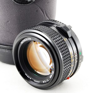 Minolta-MD-50mm-f1-4-MF-Lens-SR-Mount-Near-Mint-from-Japan