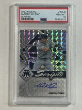 Jared Kelenic 2022 Panini Mosaic Scripts Auto SCJK PSA Graded Gem Mint 10