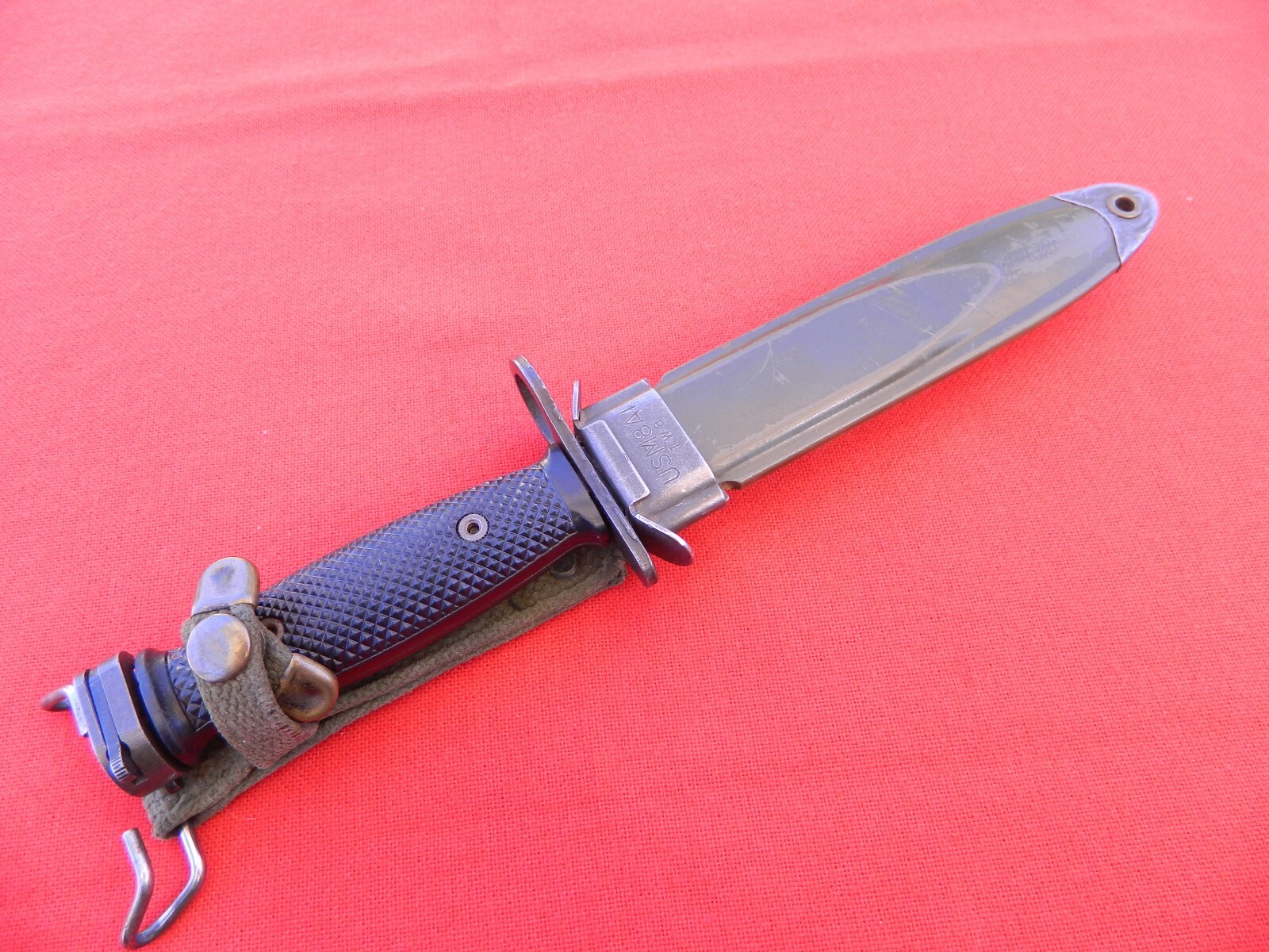 Very Rare Early 1970 s Mfg BOC U S M7 Bayonet And TWB M8A1 Scabbard Very Rare Early 1970 s Mfg BOC U S M7 Bayonet And TWB M8A1 Scabbard