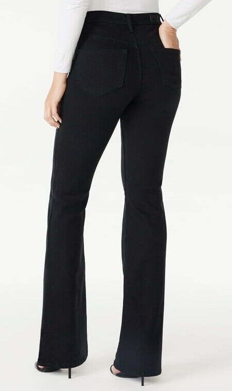 Sofia Jeans by Sofia Vergara Melisa High Rise Flare Various Sizes Black NEW