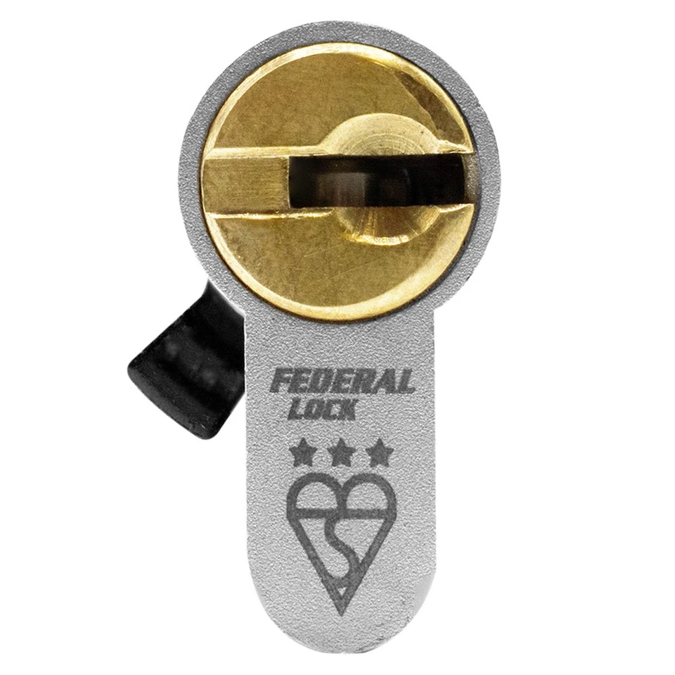 Federal 3 Star Euro Cylinder Door Lock TS007 Diamond Secure Dual Finish 5 Keys - Image 3 of 4