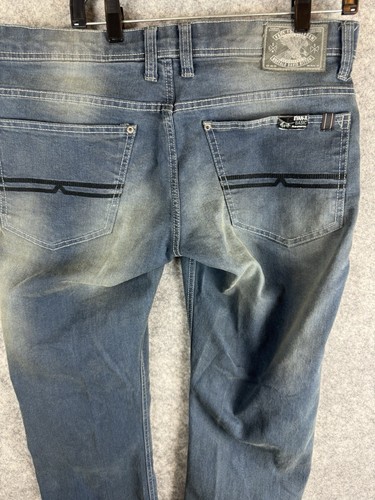 Buffalo David Bitton Jeans Mens 33 Evan-X Stretch Rock For Freedom Bootcut - Picture 4 of 9