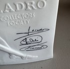 Lladró 1985 White Porcelain Wall Plaque Woman Signed Hand Painted — photo 2