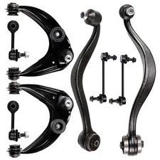 8 Pcs Front Upper Lower Control Arms Suspension Kit For Ford Fusion FWD 2.5L