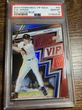 CAL RIPKEN 2025 Panini NSCC VIP Gold #32 Red White Blue Prizm /25 PSA 10
