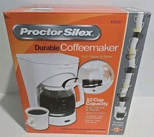 Proctor Silex 43501Y 12-Cup Coffee Maker White