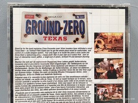 Sega Mega CD Ground Zero Texas Video Game with manual *MINT DISCS*