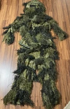 Red Rock Outdoor Gear Adult Ghillie Suit M/L Woodland Hunting 3D Birdwatching