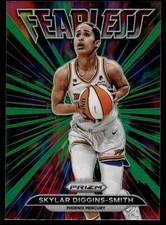 2022 Panini Prizm WNBA Fearless Prizms Green #11 Skylar Diggins-Smith