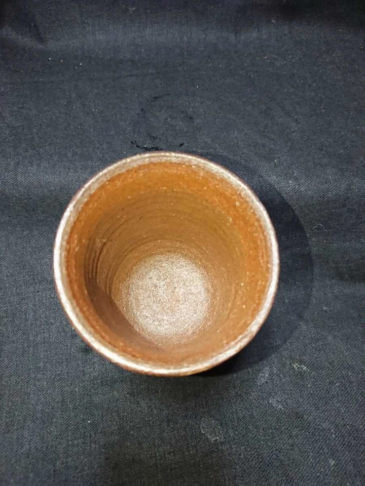 Bizenware 10,0 см бесплатная стеклянная чашка японская традиционная керамика рукоделие коричневый цвет - Изображение 3 из 4