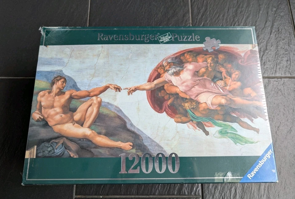 Ravensburger: Jigsaw Puzzle 12000 "Michelangelo  The Creation of Adam Brand New  - Image 2 of 4