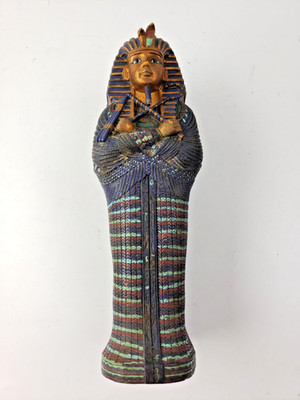 2001 Luxor King Tutankhamun Sarcophagus Coffin Box 12''