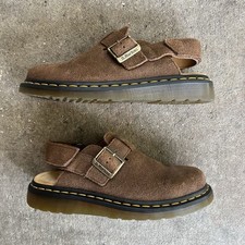 Dr. Martens Jorge II Brown Suede Bronx Slingback Mule Men  s 7 Women  s 8 32210201